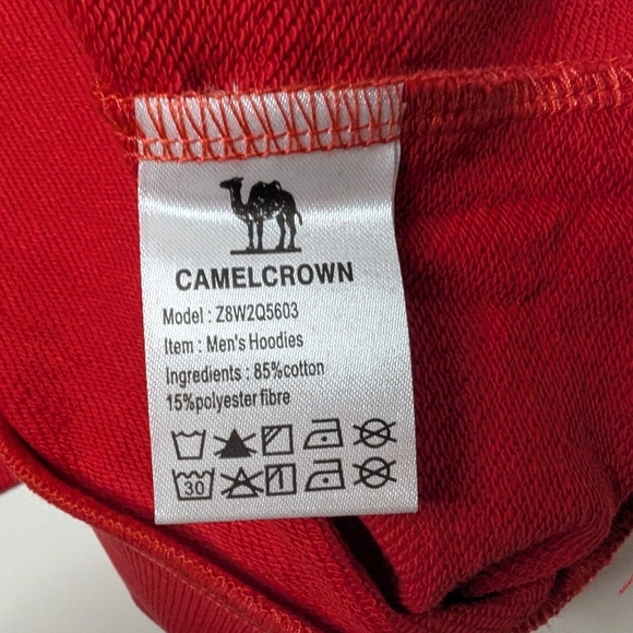 NWT Camel Crown XL Red Mens Long Sleeve Sweater - Picture 4 of 10